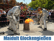 Glockengießen auf der Maidult (Foto. Ingrid Grossmann)